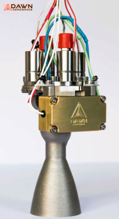 Dawn Aerospaces Smallsat Green Propellant Thruster Proves Itself On