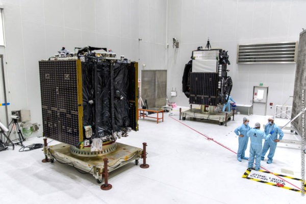 Galaxy 30 + MEV-2 + BSAT-4b readied for Ariane 5’s next mission