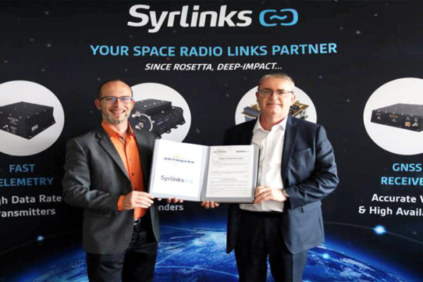 ANYWAVES + Syrlinks Partner on S- and X-Band Antenna Solutions