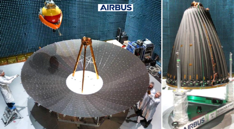 Airbus Qualifies Their 5m Deployable Antenna Reflector – SatNews