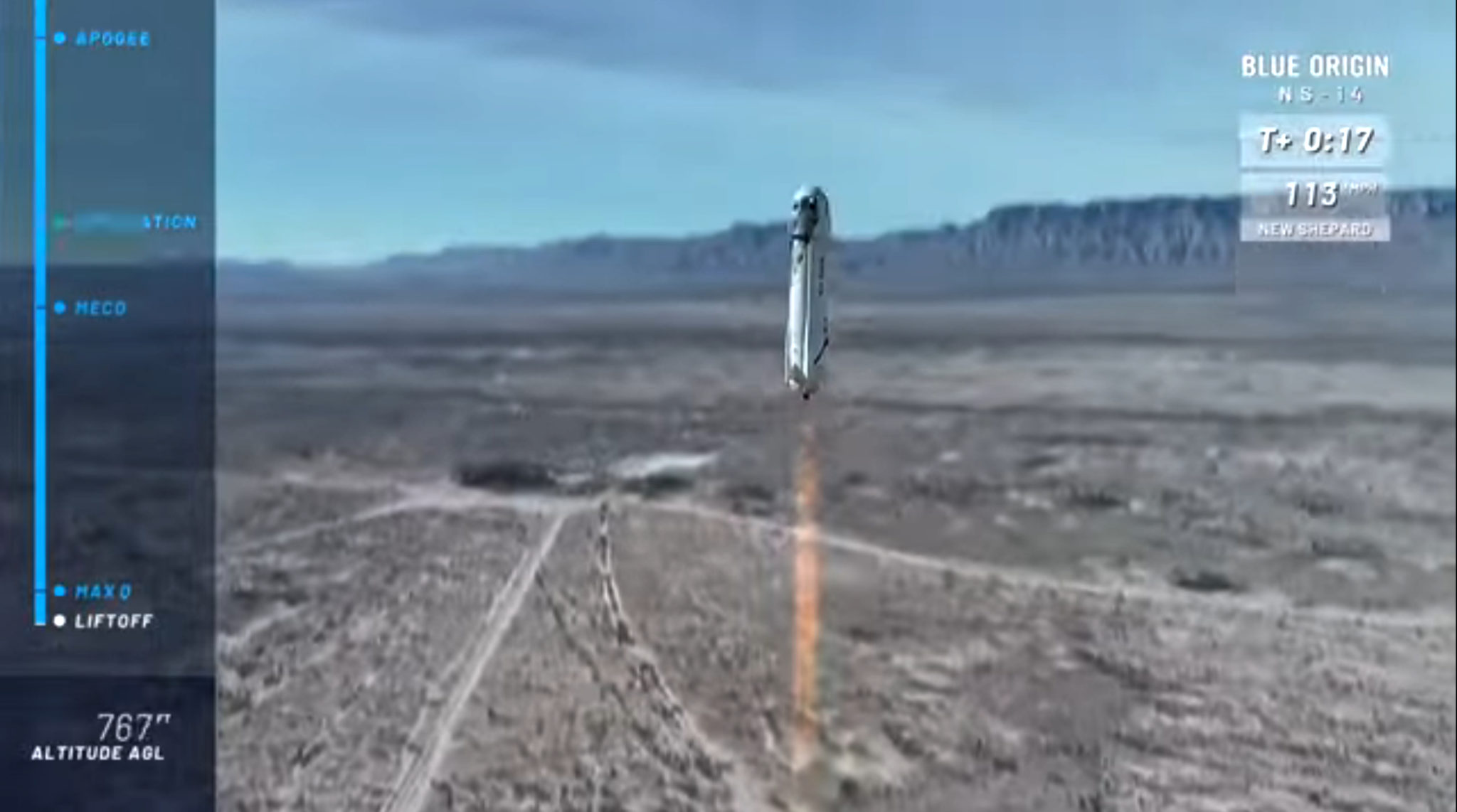 UPDATE Blue Origin’s New Shepard Launch Is Successful SatNews