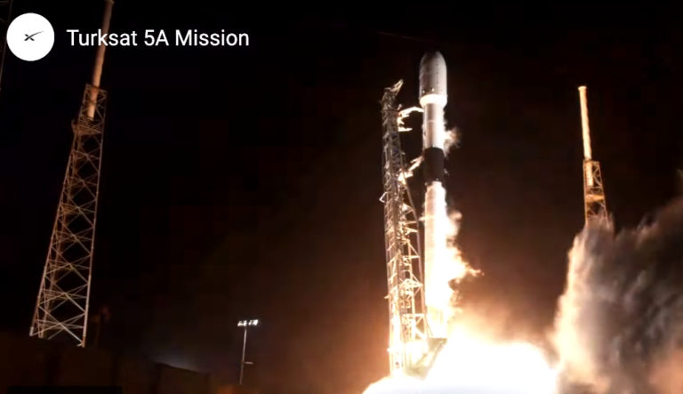SpaceX Pushes Turksat 5A To Orbit
