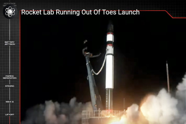 An Anomaly Strikes Rocket Lab's 20th Electron Launch — Their "Running Out Of Toes" Is A Mission Loss