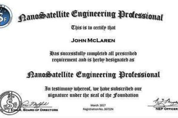 Thirty+ Candidates Become Smallsat Engineering Professionals