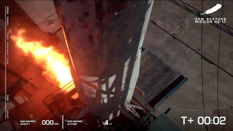 Blue Origin Launches New Shepard Rocket + Completes 17th Mission To Space