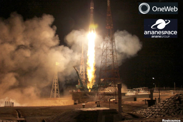 Halfway There... Arianespace Successfully Launches 34 OneWeb Constellation Satellites