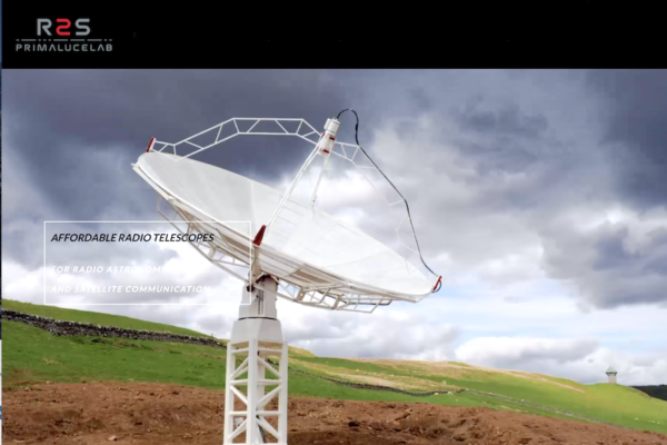PrimaLuceLab's Affordable X/S Band Radio Telescope For Satellite Communications and Spacecraft Mission Support