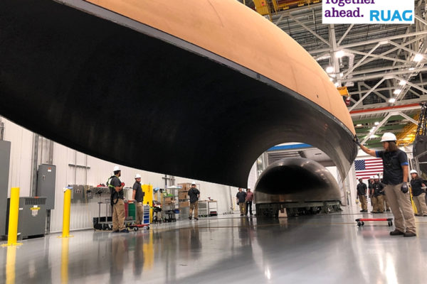 The First, Fully U.S.-Manufactured Fairing From RUAG Space Ready For ULA's Atlas V STP-3 Launch