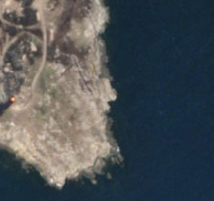 Planet's SkySat views of a now abandoned Snake Island, Ukraine