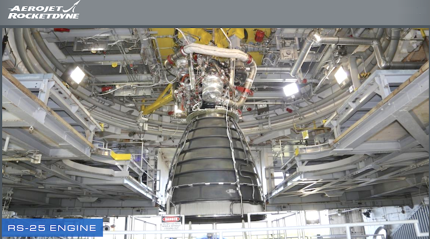 Aerojet Rocketdyne Races to the Moon with High-Performance RS-25 Engines