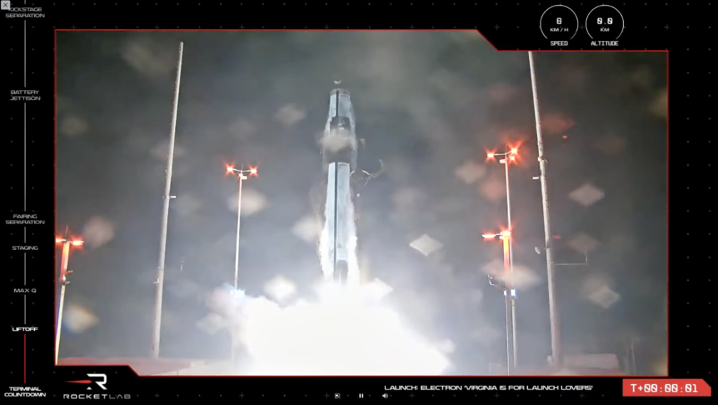 Update Rocket Labs St Launch From Wallops Is A Success As The Electron Launch Vehicle Pushes