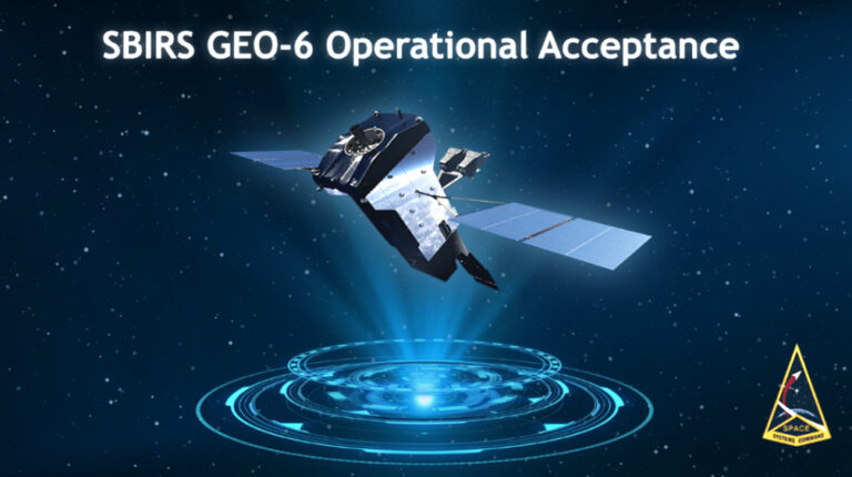 SBIRS GEO-6 Satellite control authority transferred to SpOC