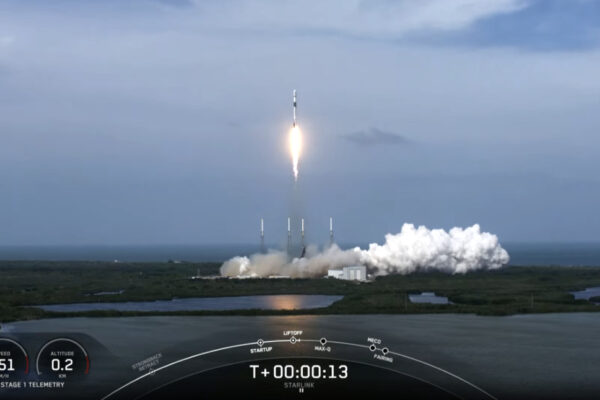 SpaceX Starlinks launch from Cape Canaveral