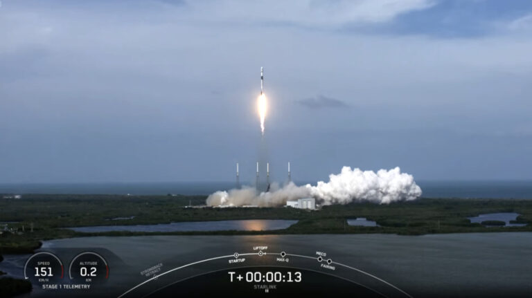 SpaceX Starlinks launch from Cape Canaveral