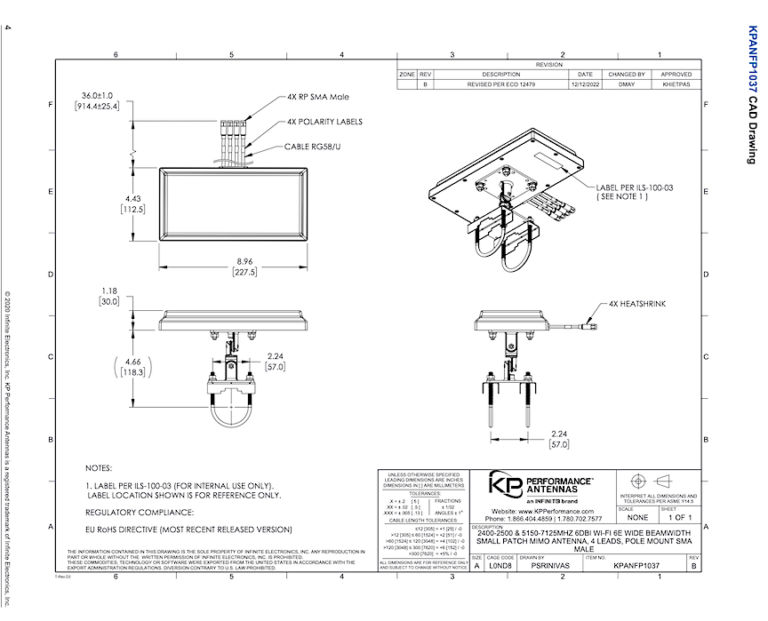 KP Performance Antennas’ low profile in-building and mobile Wi-Fi 6e ...