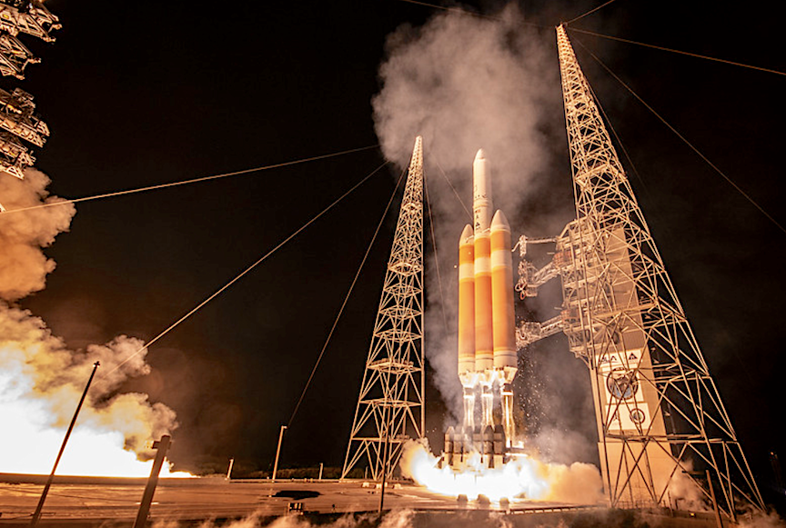 UPDATE A Diamond In The Night As ULAs Delta IV Heavy Launches NROs NROL Mission SatNews