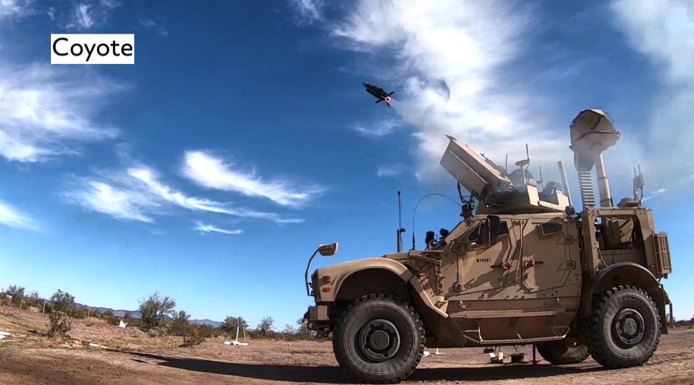 Raytheon’s KuRFS + Coyote detect + defeat UAS targets during U.S. Army