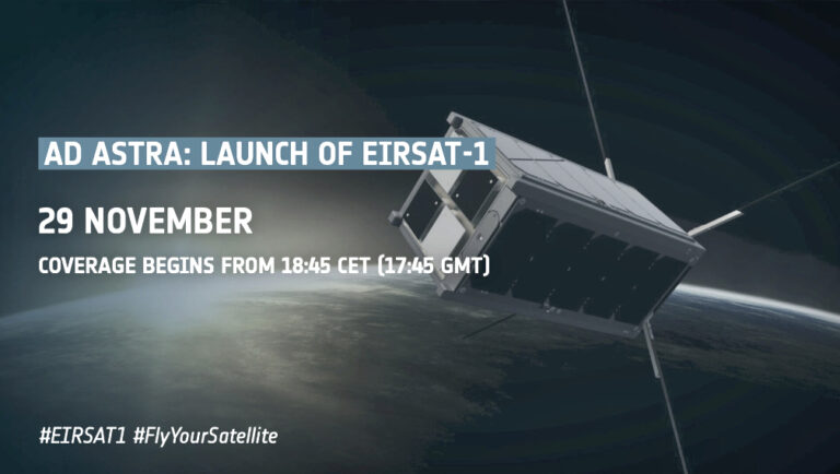 Launch of Ireland's 1st satellite is upcoming…