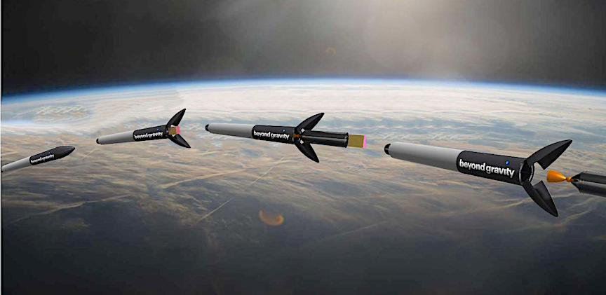 Die innovative Nutzlastschnittstelle von Beyond Gravity schließt sich nach dem Start und kehrt mit der ersten Stufe der Trägerrakete – SatNews – zur Erde zurück