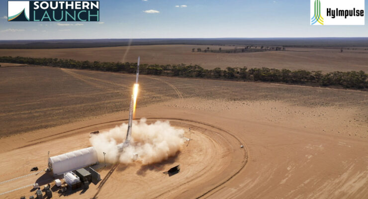 HyImpulse launches the SR75 rocket from Southern Launch's Koonibba Test Range