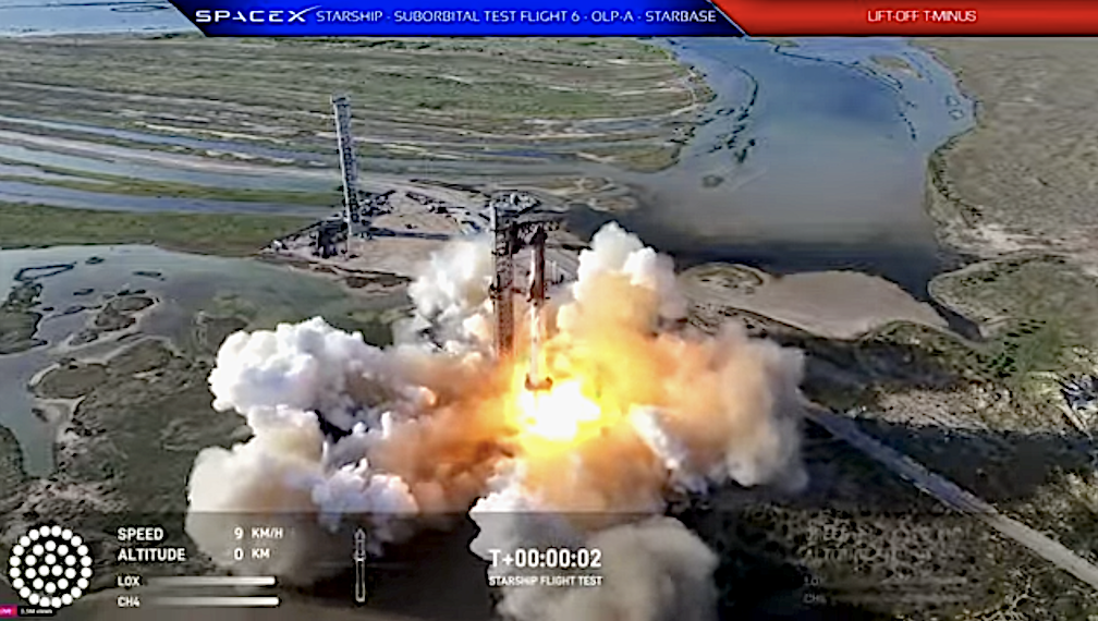 SpaceX launches Starship’s sixth flight test including a banana as the