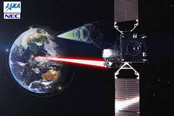 JAXA + NEC's successful transmission of a huge volume of mission data using 1.5 μm optical inter-satellite communication