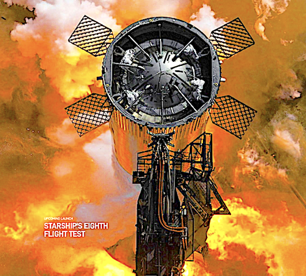 Starship's eighth flight test as early as Friday