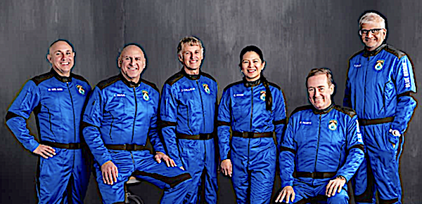 Blue Origin's successful human spaceflight mission NS-30 and  "the life-changing impact of seeing Earth from Space"