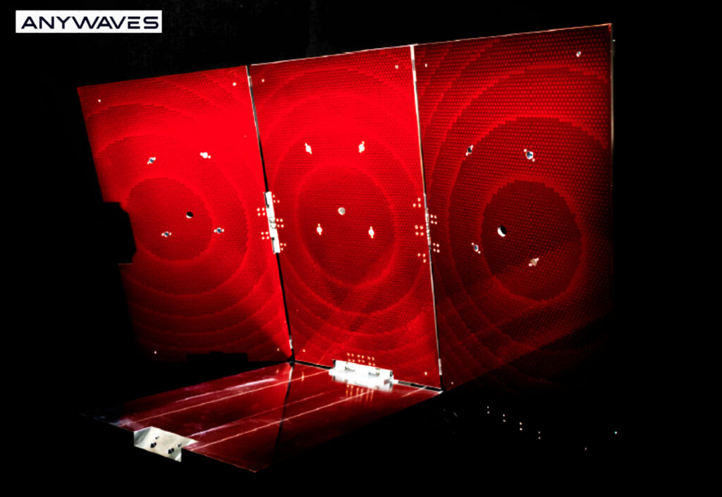 Anywaves reports the successful deployment of a commercial reflectarray in orbit