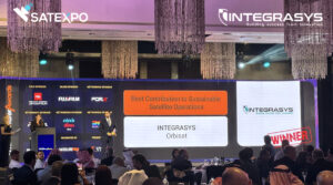 INTEGRASYS’ Orbisat wins the BroadcastPro Middle East Manufacturer Award during SATExpo 2025