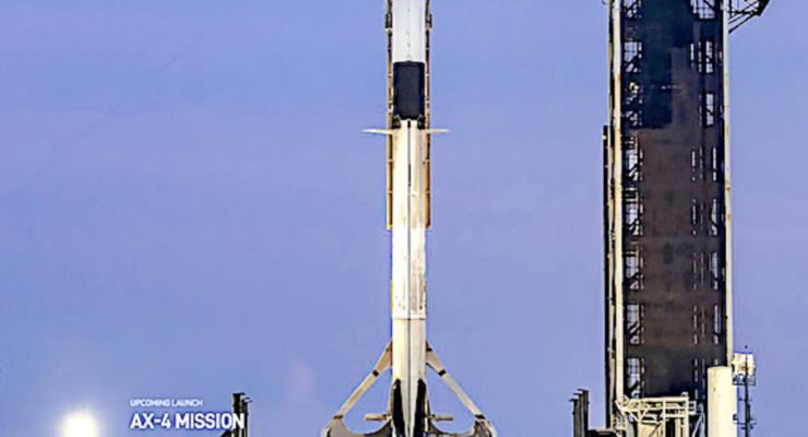 SpaceX to launch Axiom Mission 4 with four astronauts to ISS on Wednesday