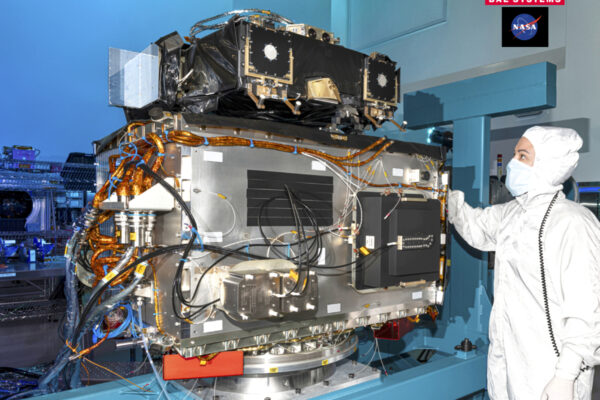 BAE Systems delivers NOAA’s SWFO-L1 + NASA’s Carruthers Geocorona Observatory satellites for launch