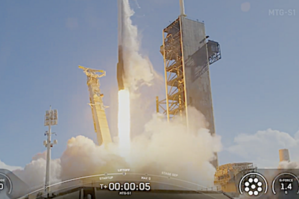 SpaceX's Falcon 9 launches MTG-Sounder satellite to address air pollution and extreme weather events + ESA + EUMETSAT