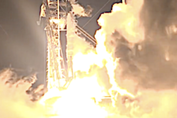 SpaceX launches Starlink Group 10-25 smallsats in the early morning at the Cape