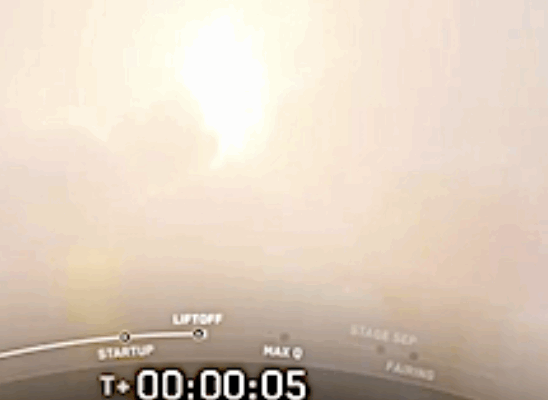 SpaceX launches in thick California fog 19 Starlink Group 13-4 smallsats that may include some unclassified satellites