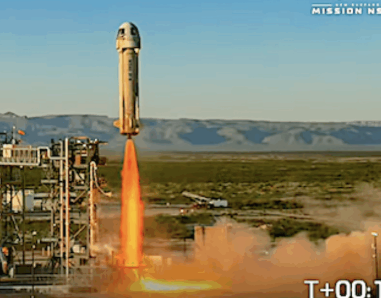 Blue Origin's successful Sunday launch of New Shepard's 34 mission