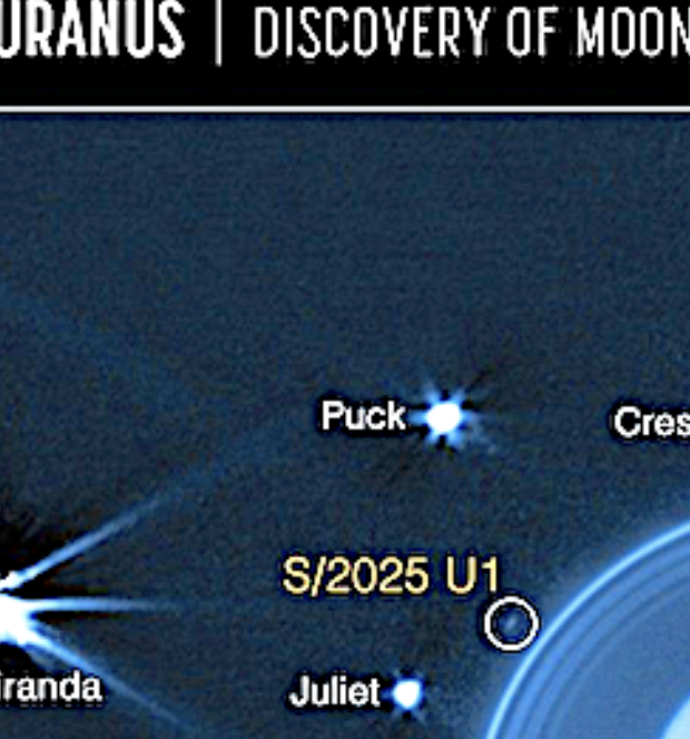 New Moon Discovered Orbiting Uranus Using NASA’s Webb Telescope