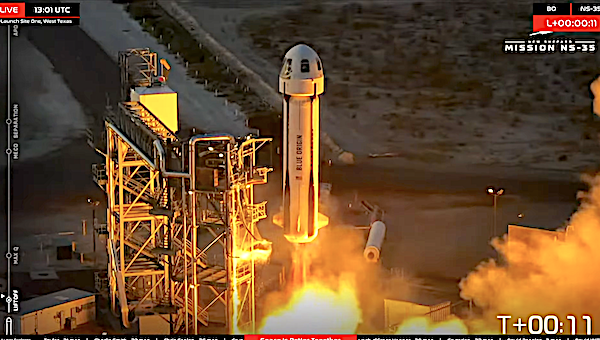 Blue Origin completes 35th New Shepard mission