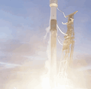 SpaceX launches Starlink smallsats Group 11-20 as sun sets in California on Sunday