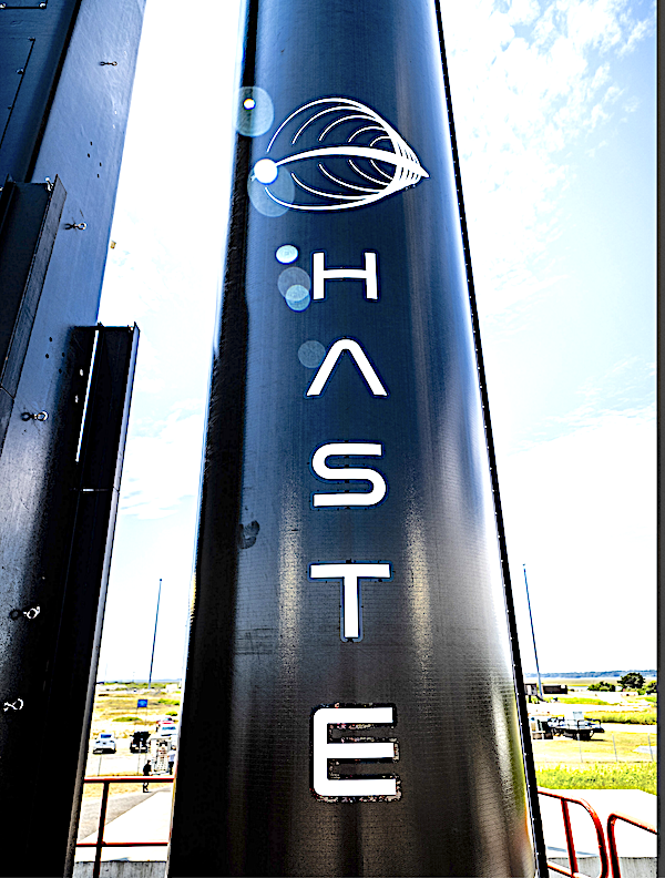 Rocket Lab's HASTE suborbital flight of JUSTIN mission now set for Tuesday launch