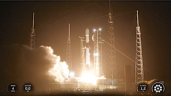 SpaceX launches 28 Starlink smallsats Group 10-59 early in the morn from Florida