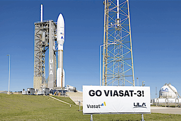 UPDATE: It's a GO! as ULA progresses towards Thursday launch of ViaSat-3 F2 mission