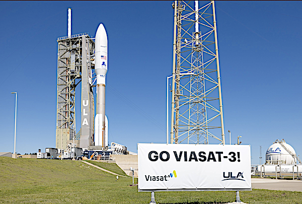 UPDATE: It's a GO! as ULA progresses towards Thursday launch of ViaSat-3 F2 mission
