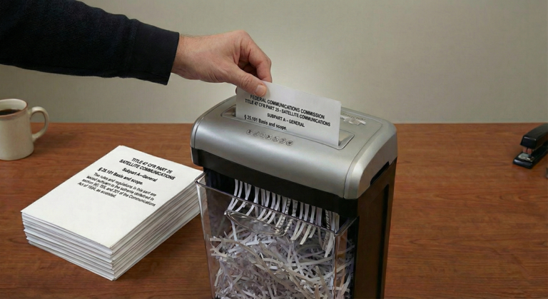 The "Delete" Agenda Hits Space